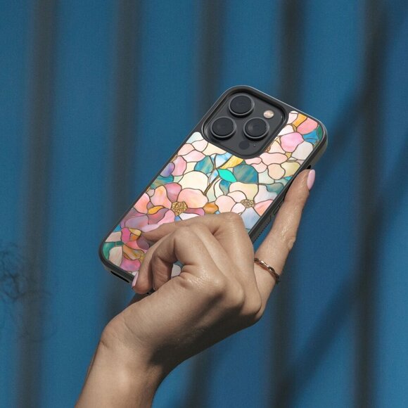 Floral iPhone 16 Case Galaxy S24 Case 16 Pro Max Case S23 Case iPhone 15 Case - Picture 4 of 5